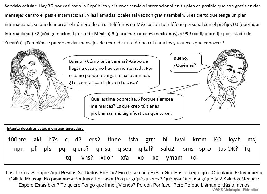 Practice Activity Mensajes de Texto